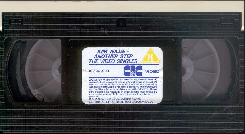 KIM WILDE VHS
