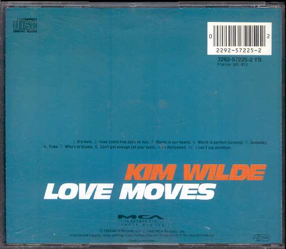 KIM WILDE. LOVE MOVES