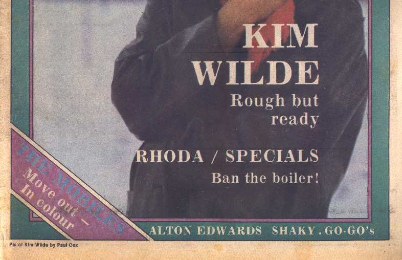 KIM WILDE IN RECORD MIRROR